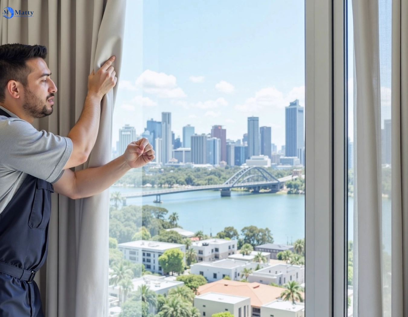 Professional curtain steam cleaning service barden-ridge-nsw QLD by Matty Curtain Cleaning